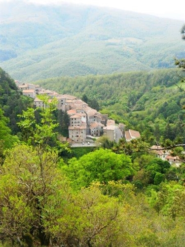 Gerfalco visto dalle Cornate